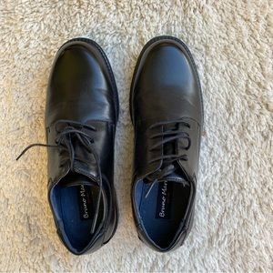 NEW‼️BRUNO MARC Men's Oxford Leather Wide Dress Shoes